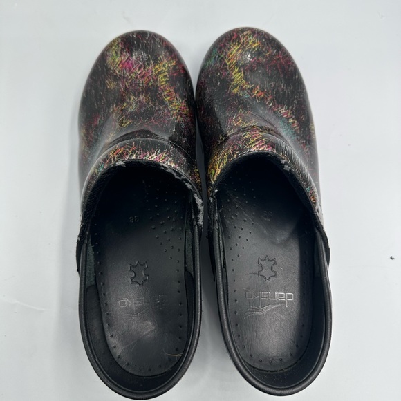 Dansko Professional Petrol Patent Clogs Iridescent Women’s Size 38 US 7.5-8 - Picture 7 of 10